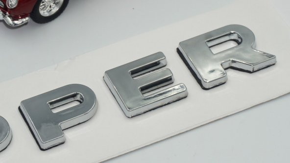 Peugeot Bipper Tepee Bagaj Krom ABS 3M 3D Yazı Logo Amblem - 4
