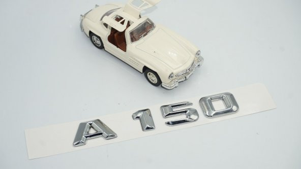Mercedes Benz A 150 Bagaj Krom Metal 3M 3D Yazı Logo - 2