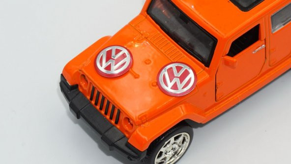 Volkswagen Oto Anahtar 3M Metal Alaşım Logo 2Li Set - Resim 6