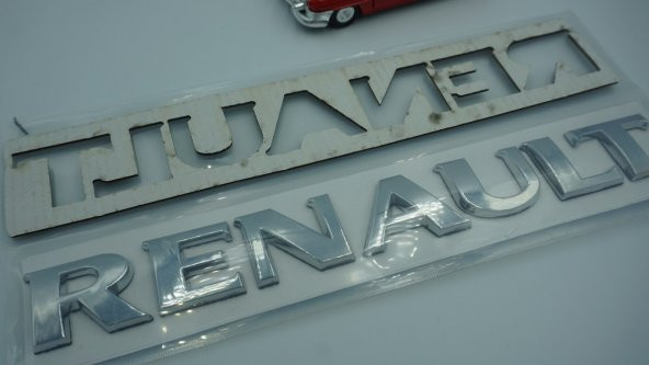 Renault Bagaj 3M 3D Krom ABS Logo Amblem - 6