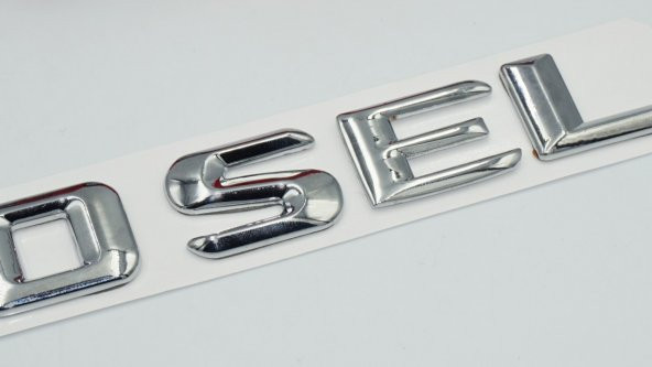 Benz 600 SEL Bagaj Krom Metal 3M 3D Yazı Logo - 4