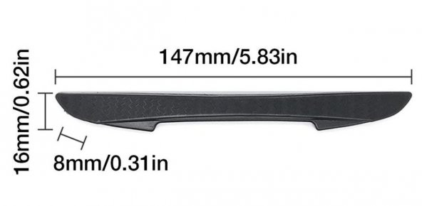 Kia Logo Kapı Kenarı Koruma Kauçuk 3M Band - 6