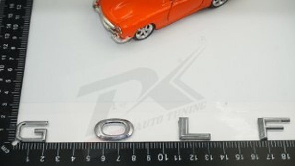 Volkswagen Golf7 Bagaj 3M 3D Yeni Nesil Krom ABS Yazı Logo Amblem - 7