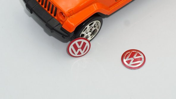 Volkswagen Oto Anahtar 3M Metal Alaşım Logo 2Li Set - Resim 5