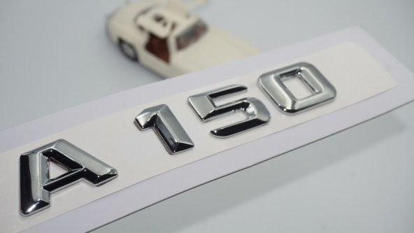 Mercedes Benz A 150 Bagaj Krom Metal 3M 3D Yazı Logo