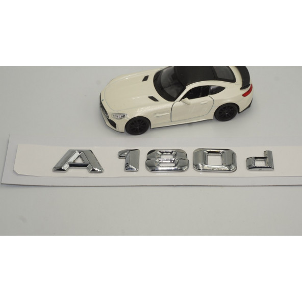 A180d Bagaj Krom Metal 3M 3D Yazı Logo - Resim 3
