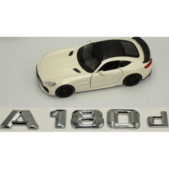 A180d Bagaj Krom Metal 3M 3D Yazı Logo - Resim 4