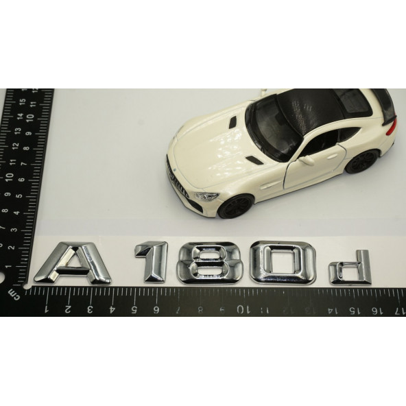 A180d Bagaj Krom Metal 3M 3D Yazı Logo - Resim 6