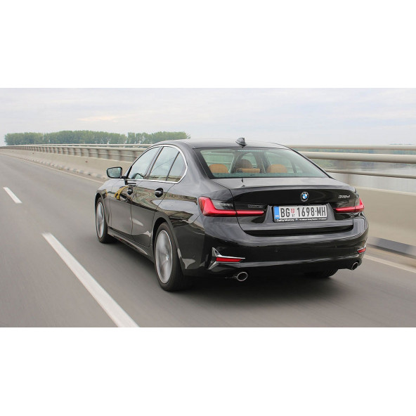 Bmw 318d Bagaj Krom Metal 3M 3D Yazı Logo - 7