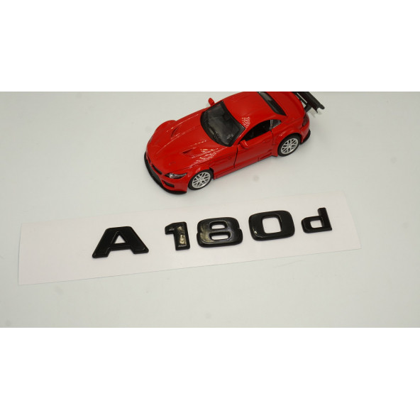 A 180d Bagaj Parlak Siyah ABS 3M 3D Yazı Logo - 2