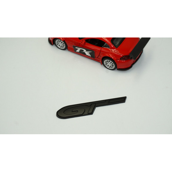 DK Peugeot RCZ 308 508 2008 3008 5008 GT Bagaj Siyah Metal Yazı Logo Amblem - Resim 2