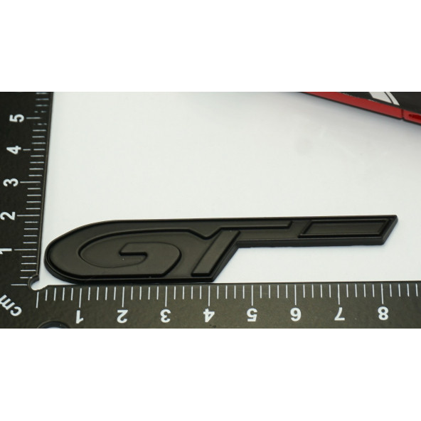 DK Peugeot RCZ 308 508 2008 3008 5008 GT Bagaj Siyah Metal Yazı Logo Amblem - Resim 4