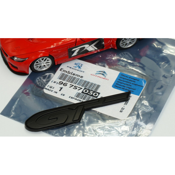 DK Peugeot RCZ 308 508 2008 3008 5008 GT Bagaj Siyah Metal Yazı Logo Amblem - Resim 5