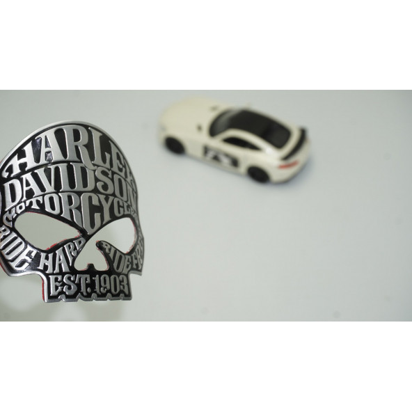 DK Motor Harley Davidson Est 1903 Cycles Oval Metal Logo Amblem Arma