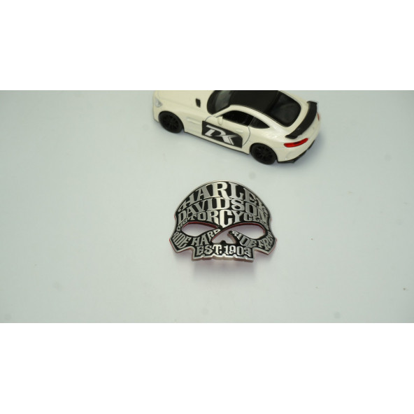 DK Motor Harley Davidson Est 1903 Cycles Oval Metal Logo Amblem Arma - 2