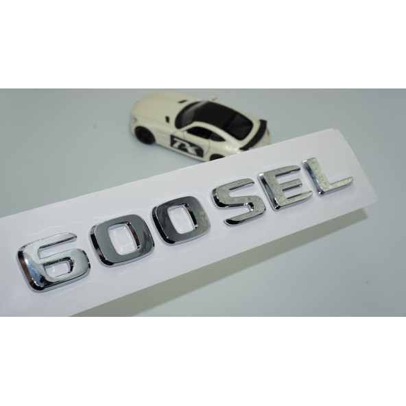 DK Tuning 600 SEL Bagaj Krom ABS 3M 3D Yazı Logo Benz İle Uyumlu