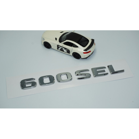 DK Tuning 600 SEL Bagaj Krom ABS 3M 3D Yazı Logo Benz İle Uyumlu - 2