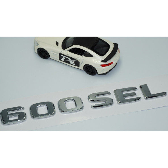 DK Tuning 600 SEL Bagaj Krom ABS 3M 3D Yazı Logo Benz İle Uyumlu - 3