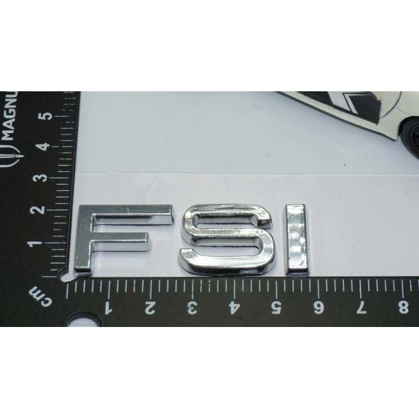 DK Tuning Audi FSi A3 A4 A6 A5 A7 A8 Q TT Bagaj Krom ABS 3M 3D Yazı Logo - 4