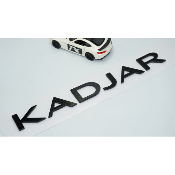 DK Tuning Kadjar Siyah ABS 3M Bagaj Yazı Logo Renault İle Uyumlu - 2
