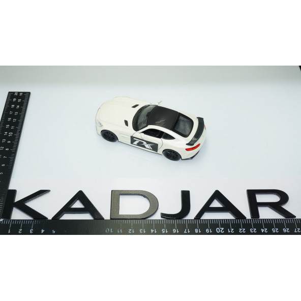 DK Tuning Kadjar Siyah ABS 3M Bagaj Yazı Logo Renault İle Uyumlu - 4
