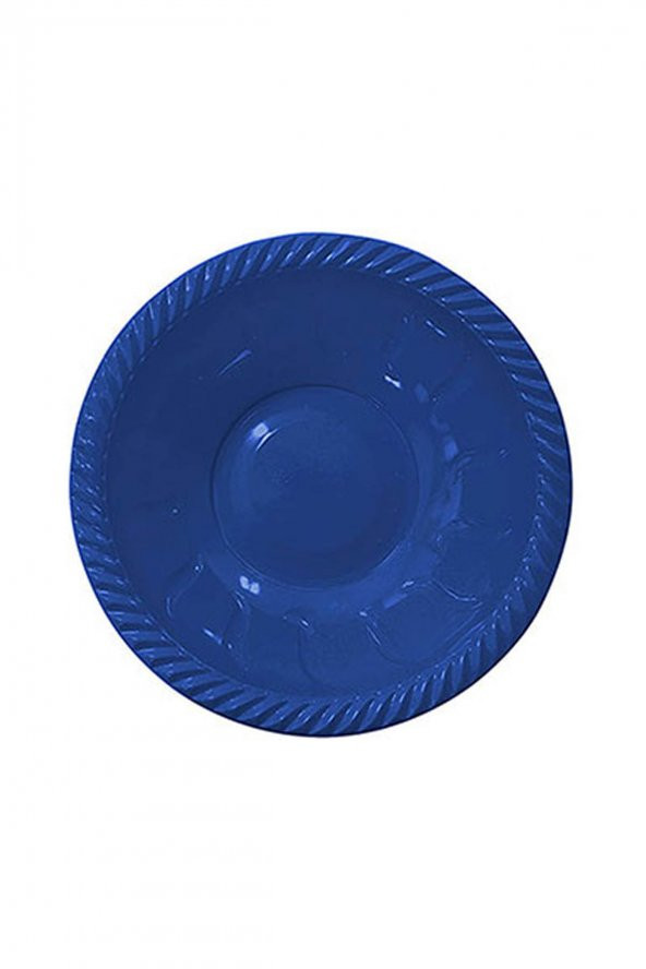 YUVARLAK KASE PLASTİK LACİVERT 6LI