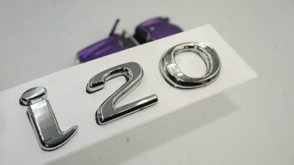 Hyundai İ20 Bagaj Krom ABS 3M 3D Yazı Logo Amblem - 1