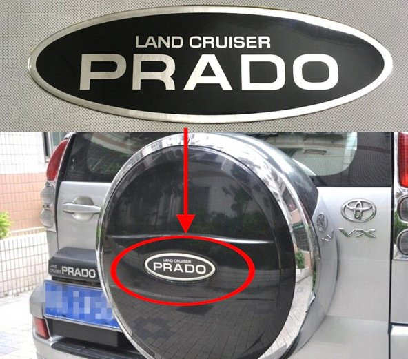 Land Cruiser Prado Logo Damla Silikon Bagaj Logo Amblem Arma - Resim 2