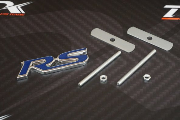 Honda RS Ön Panjur Vidalı 3M 3D Krom Metal Logo Amblem - 5