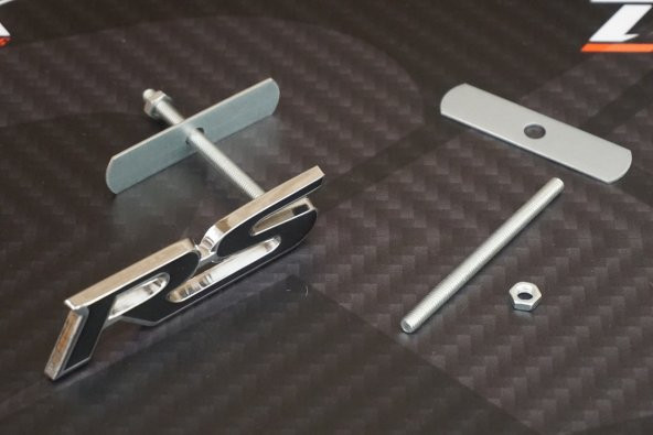 Honda RS Ön Panjur Vidalı 3M 3D Krom Metal Logo Amblem - 7