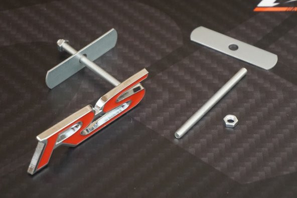 Honda RS Ön Panjur Vidalı 3M 3D Krom Metal Logo Amblem - 8