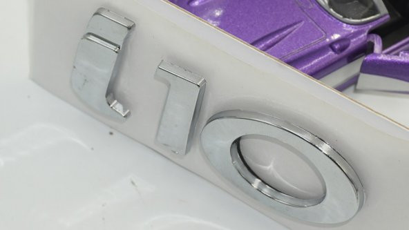 Hyundai İ10 Bagaj Krom ABS 3M 3D Yazı Logo Amblem - Resim 6