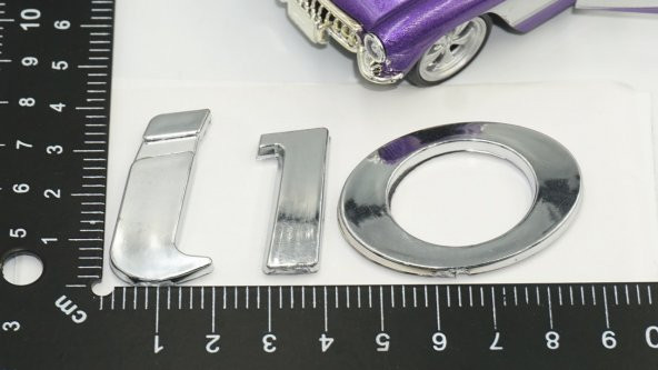 Hyundai İ10 Bagaj Krom ABS 3M 3D Yazı Logo Amblem - Resim 7