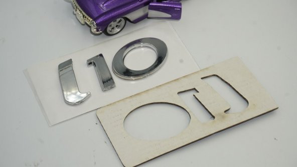 Hyundai İ10 Bagaj Krom ABS 3M 3D Yazı Logo Amblem - Resim 8