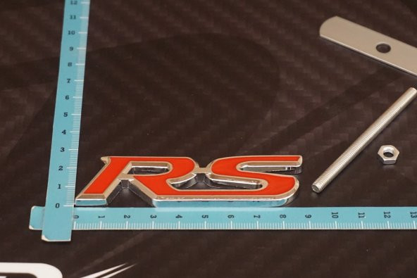Honda RS Ön Panjur Vidalı 3M 3D Krom Metal Logo Amblem - 6
