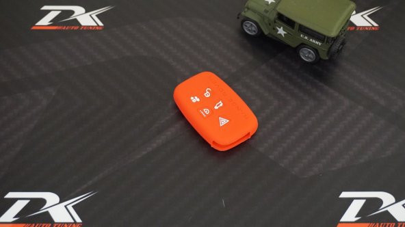 LAND ROVER Range Rover Logolu 5 Buton 1.Kalite Silikon Anahtar Kı - 8