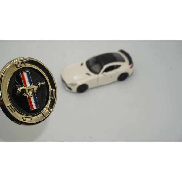 DK Ford Mustang 2.3T GT500 Gold Metal Bagaj Logo Arma Amblem