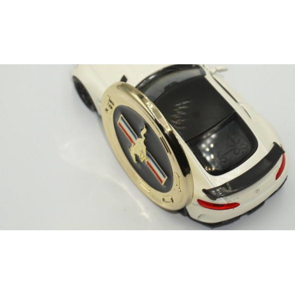 DK Ford Mustang 2.3T GT500 Gold Metal Bagaj Logo Arma Amblem - Resim 5