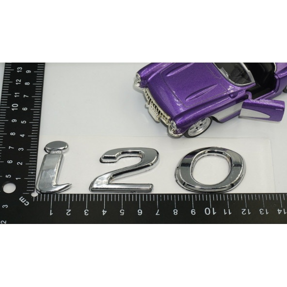 Hyundai İ20 Bagaj Krom ABS 3M 3D Yazı Logo Amblem - 8