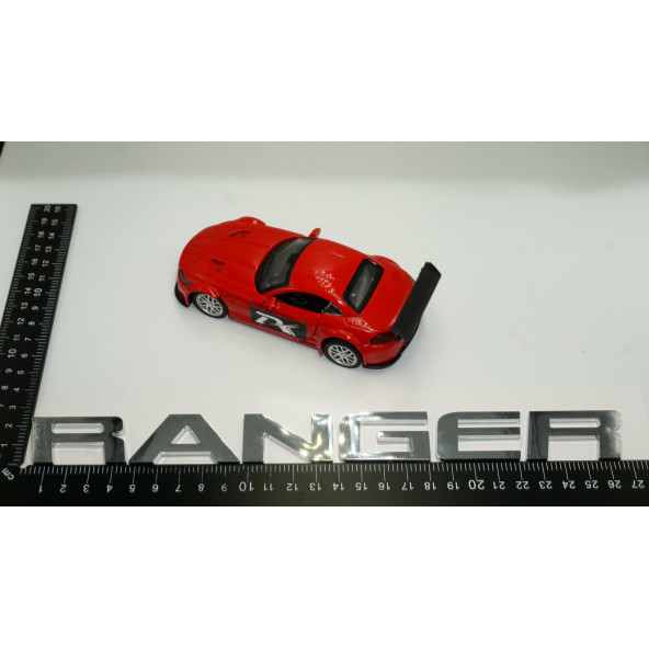 Ford Ranger 2012-2019 Ön Panjur Gümüş Krom ABS 3M 3D Yazı Logo - 4