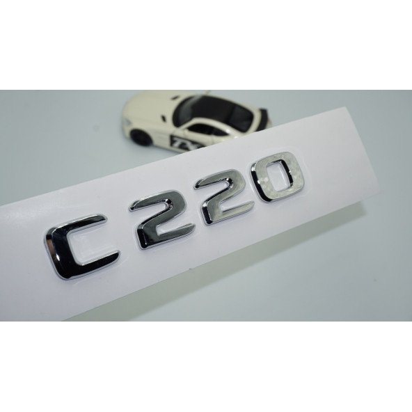 DK Tuning C 220 Bagaj Krom ABS 3M 3D Yazı Logo Benz İle Uyumlu