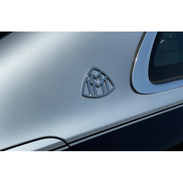 DK Tuning Benz Maybach Yan Kanatlar Krom ABS Logo Arma Seti - 6