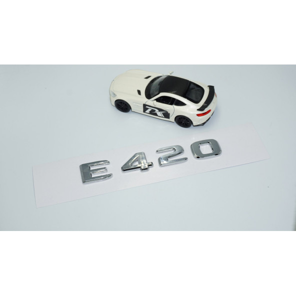DK Tuning E420 Bagaj Krom ABS 3M 3D Yazı Logo Benz İle Uyumlu - 2