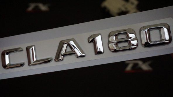 Benz CLA180 Bagaj Krom Metal 3M 3D Yazı Logo