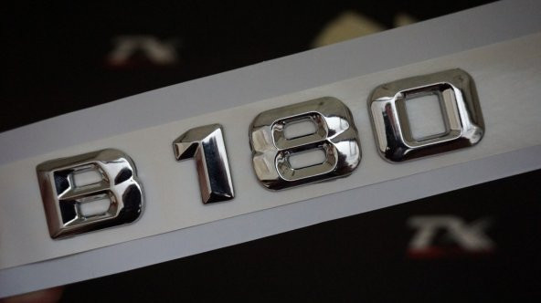 B180 Bagaj Krom Metal 3M 3D Yazı Logo