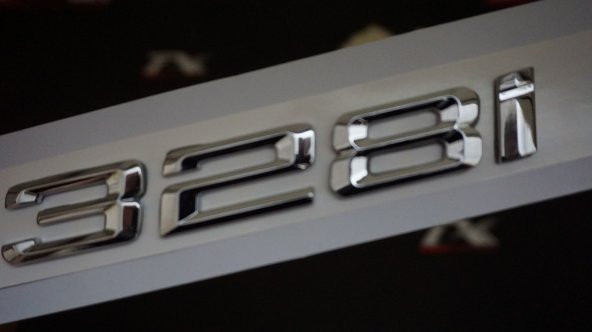 Bmw 328İ Bagaj Krom Metal 3M 3D Yazı Logo ürün görseli