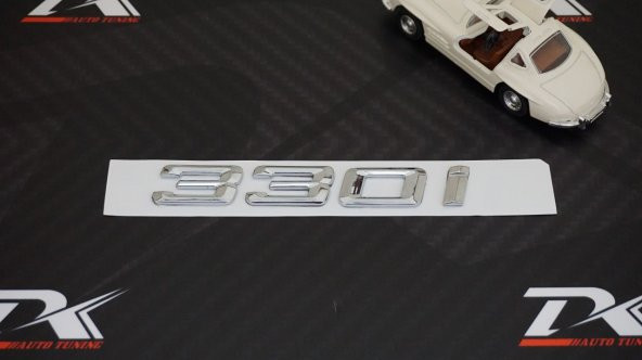 Bmw 330i Bagaj Krom Metal 3M 3D Yazı Logo - 2