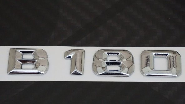 B180 Bagaj Krom Metal 3M 3D Yazı Logo - 4