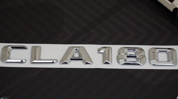Benz CLA180 Bagaj Krom Metal 3M 3D Yazı Logo - 4