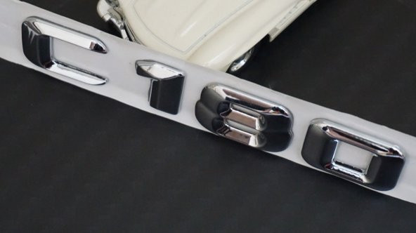 C180 Bagaj Krom Metal 3M 3D Yazı Logo - 5